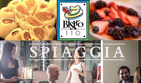 Bistro 110 and Spiaggia were both recipients og the Ivy award.